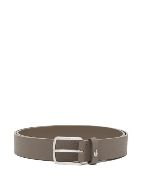 Lacoste grained leather belt