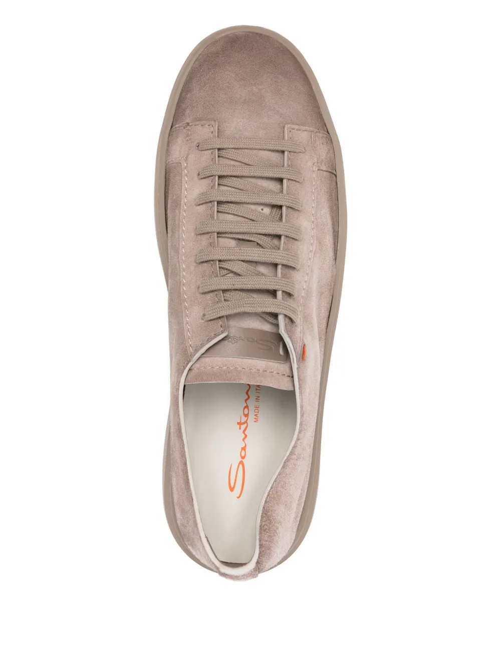Santoni suede sneakers Grey