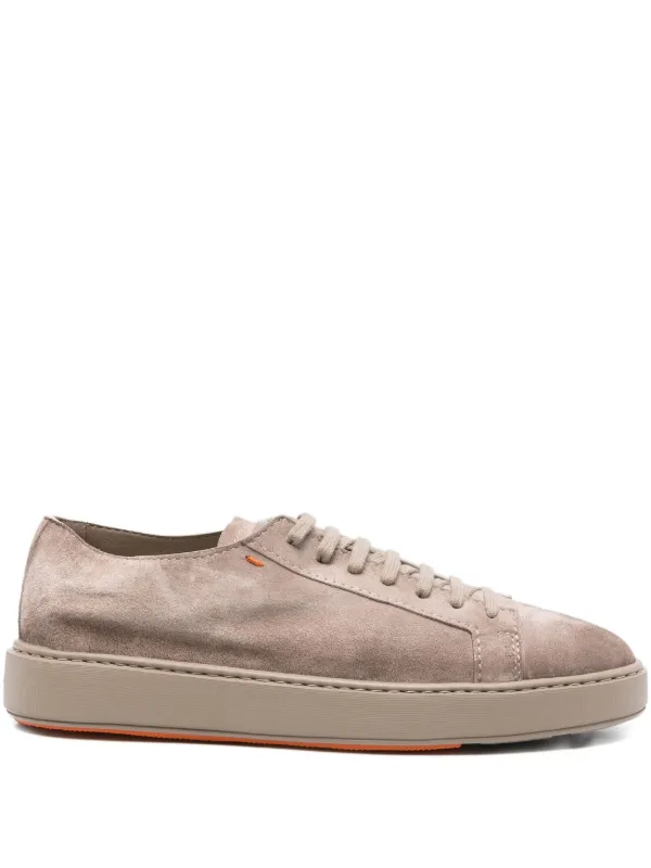 Santoni Suede Sneakers | Grey | FARFETCH display picture 1