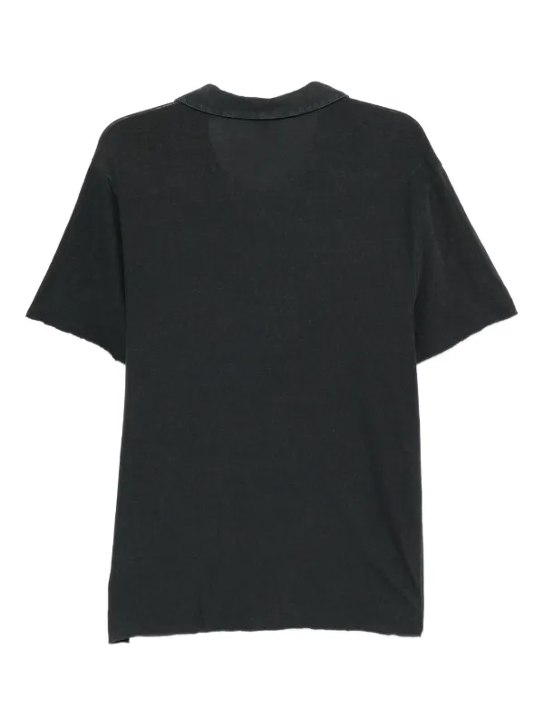 James Perse スラブ ポロシャツ | ブラック | FARFETCH JP