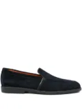 Santoni suede loafers - Blue
