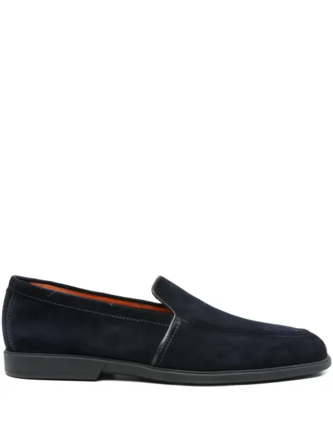 Santoni suede loafers