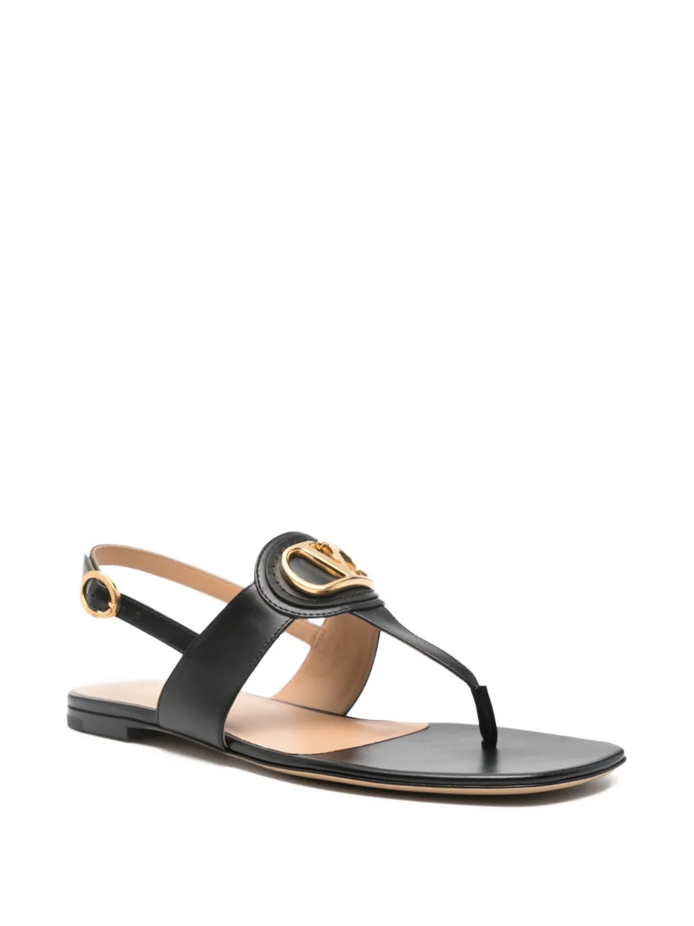 Valentino Garavani VLogo Signature slingback sandals Black
