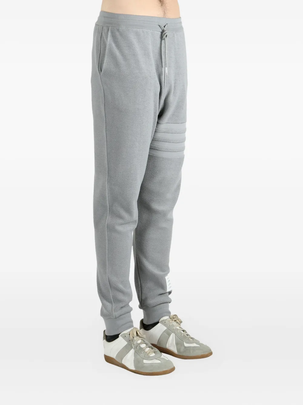 Thom Browne Three-stripe Sweatpants In Gray