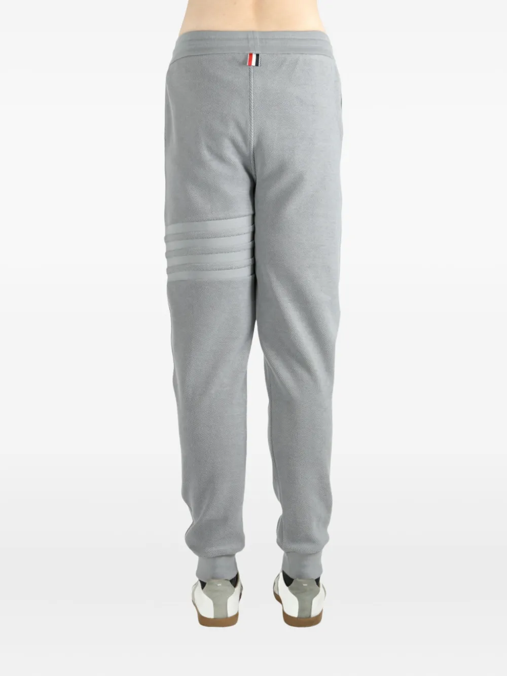 Thom Browne Three-stripe Sweatpants In Gray