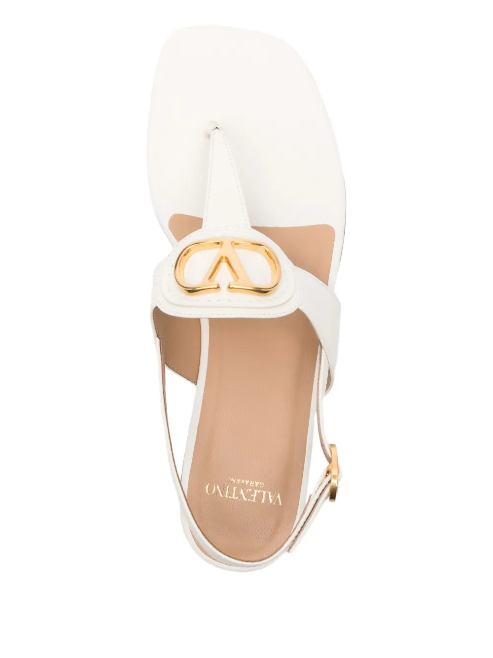 Valentino Garavani VLogo Signature slingback sandals White