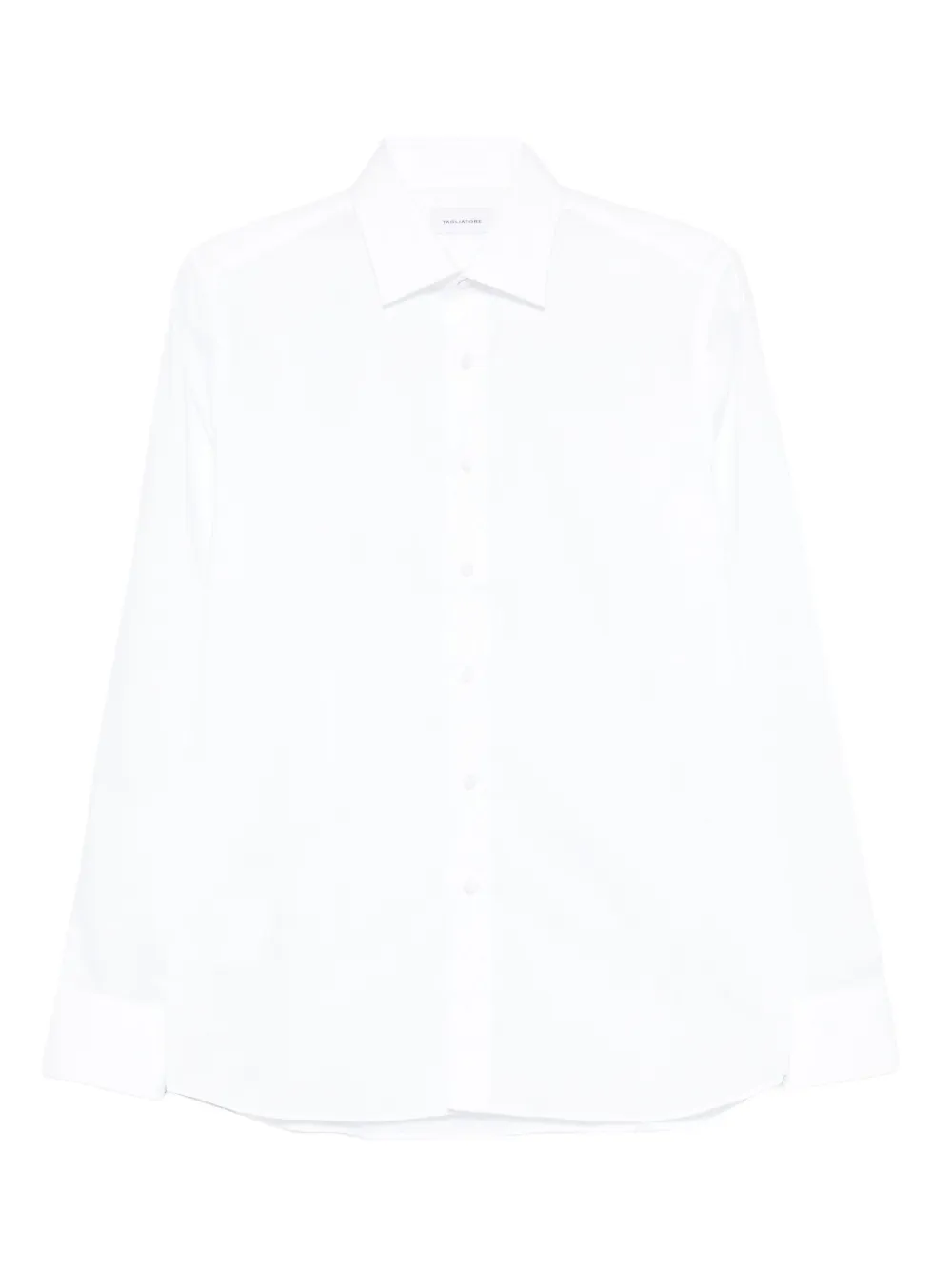 Tagliatore striped cotton shirt Wit
