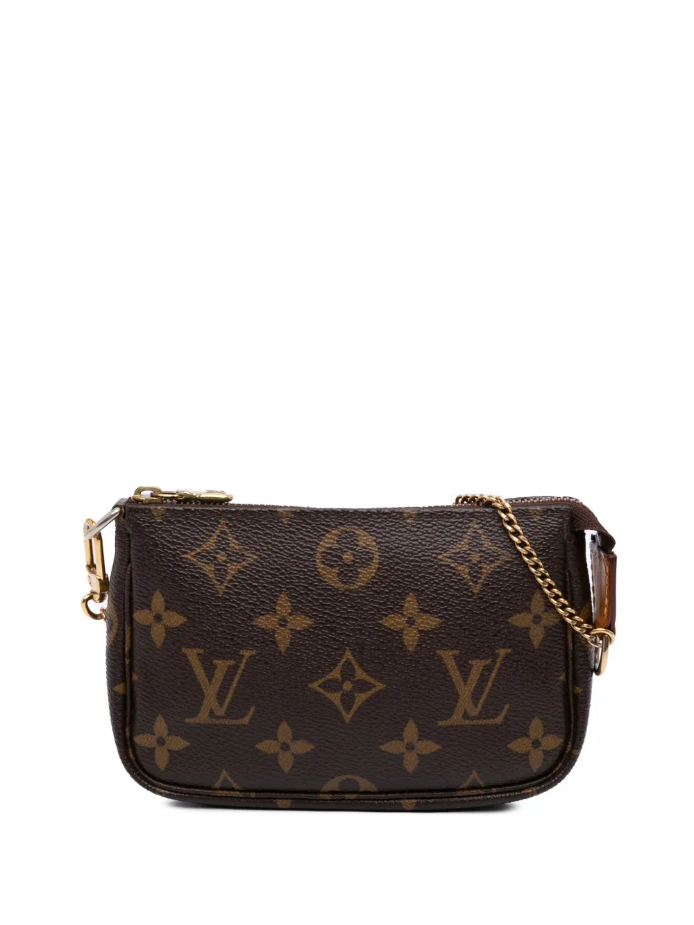 Louis Vuitton Pre-Owned 2010 モノグラム ミニ ポシェット アクセソワール ハンドバッグ - ブラウン Louis Vuitton Pre-Owned 2010 モノグラム ミニ ポシェット アクセソワール ハンドバッグ - ブラウン