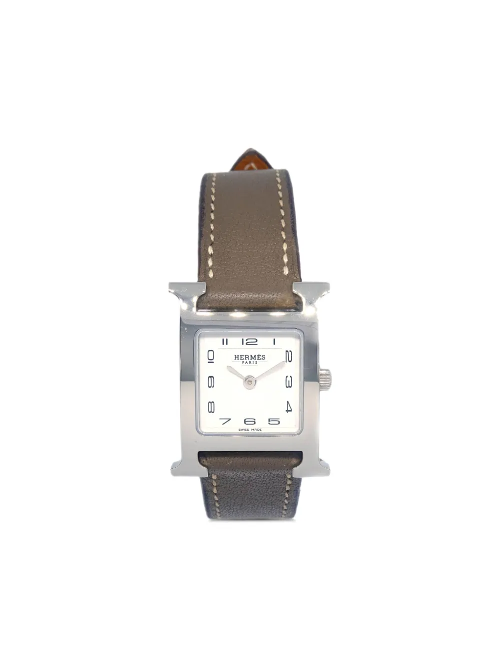 Hermès Pre-Owned 2016 スモール H 20mm - ホワイト Hermès Pre-Owned 2016 スモール H 20mm - ホワイト