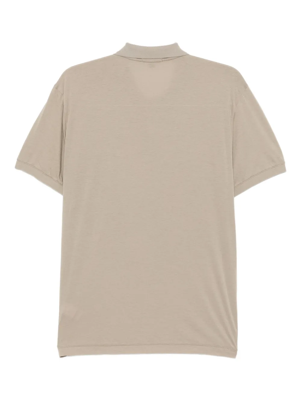 James Perse Poloshirt met print Beige