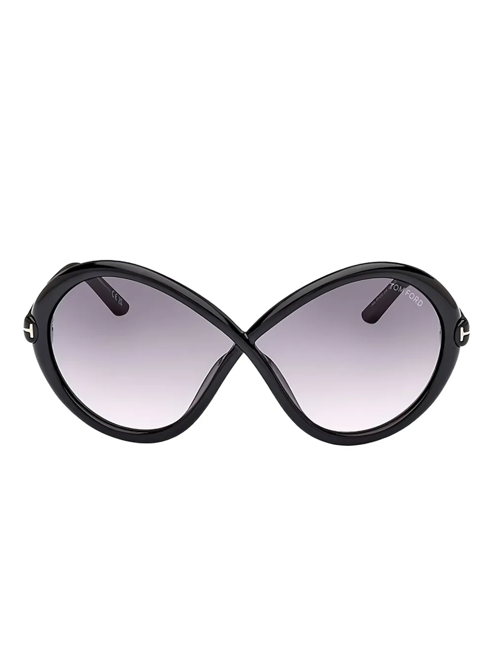 TOM FORD Jada geometric sunglasses Zwart
