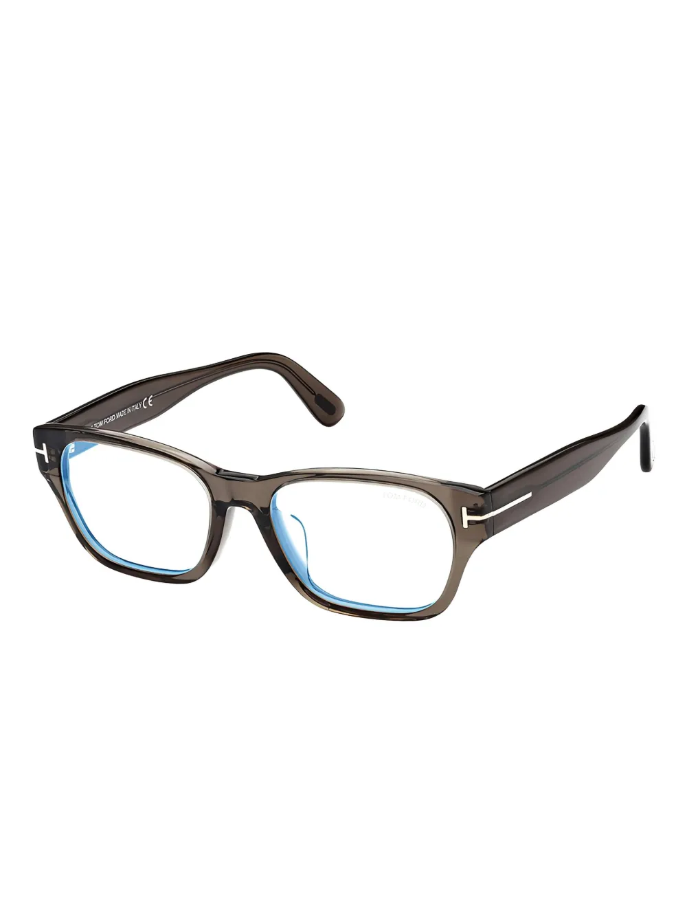 TOM FORD Eyewear Bril met rechthoekig montuur Zwart