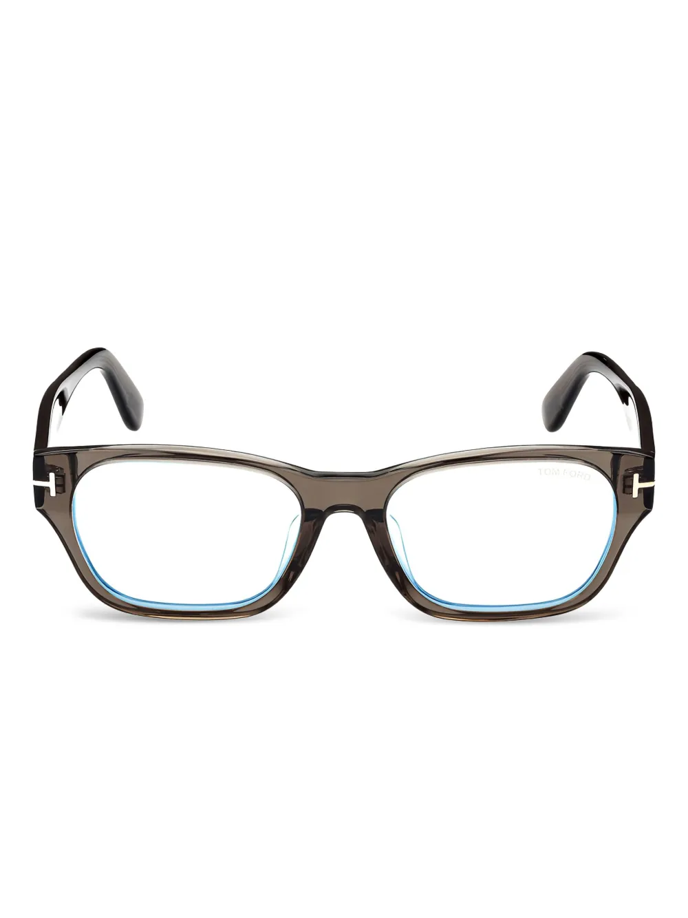 TOM FORD Eyewear Bril met rechthoekig montuur Zwart