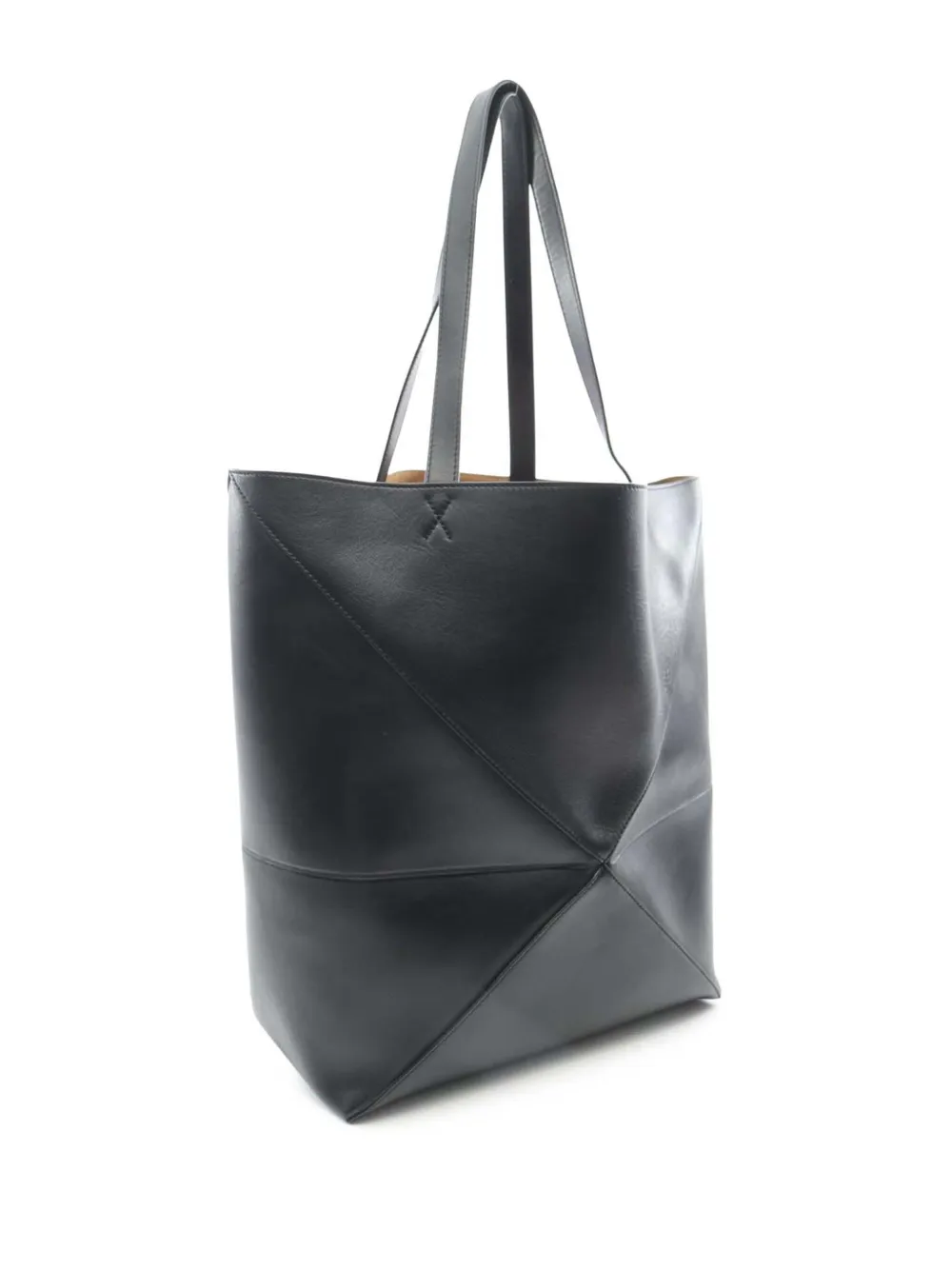 Pre-owned Loewe 2000-2025 Large Calfskin Puzzle Fold Tote Bag