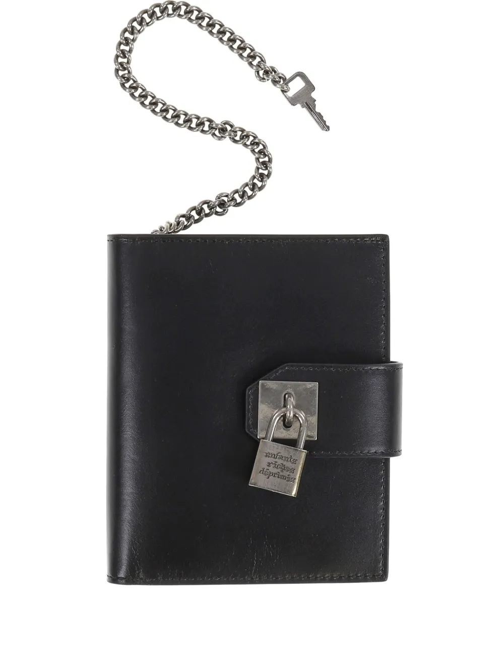 Enfants Riches Déprimés Only One padlock wallet - Nero