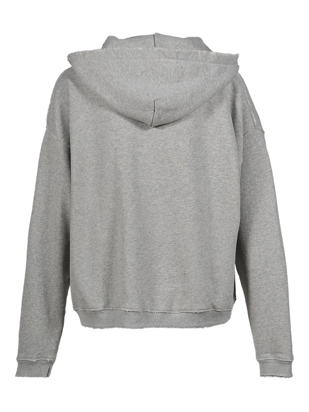 Enfants Riches Déprimés Gerafelde hoodie met logoprint Grijs
