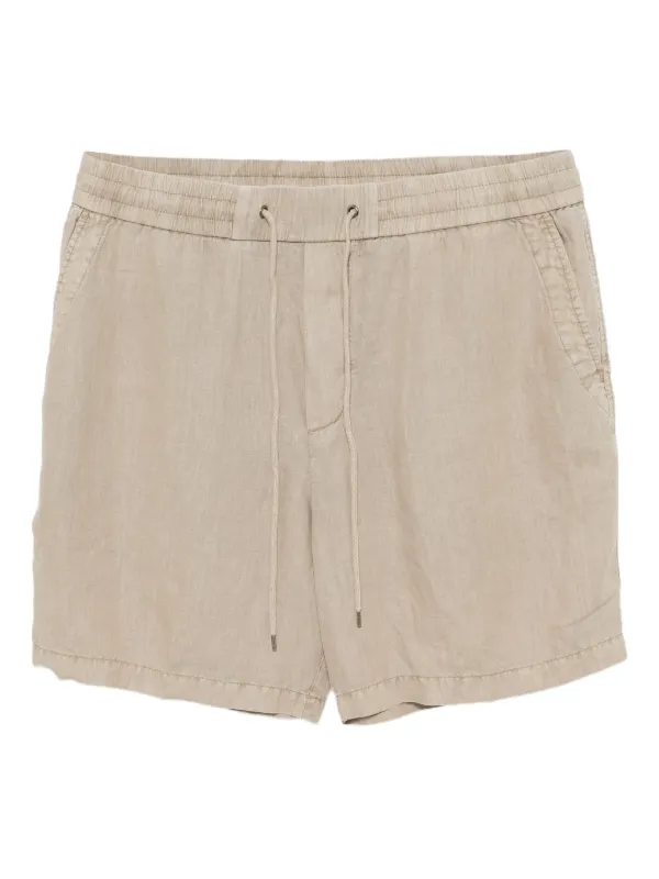 JAMES PERSE　リネン　ショートパンツ ウエストゴム James Perse リネン ショートパンツ | ニュートラル | FARFETCH JP