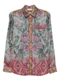 Pierre-Louis Mascia printed shirt - Blue