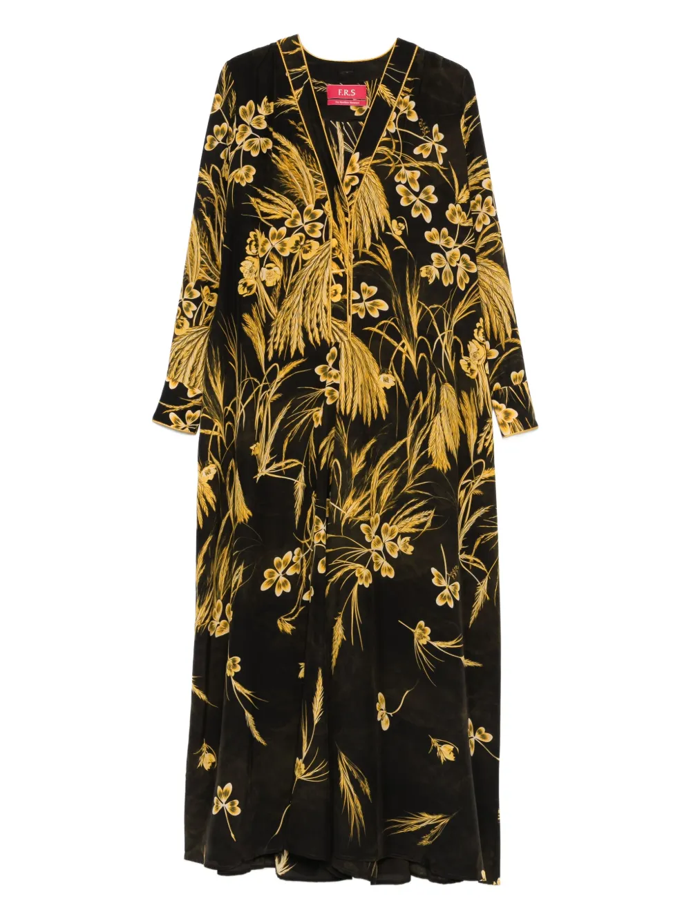 floral-print maxi dress