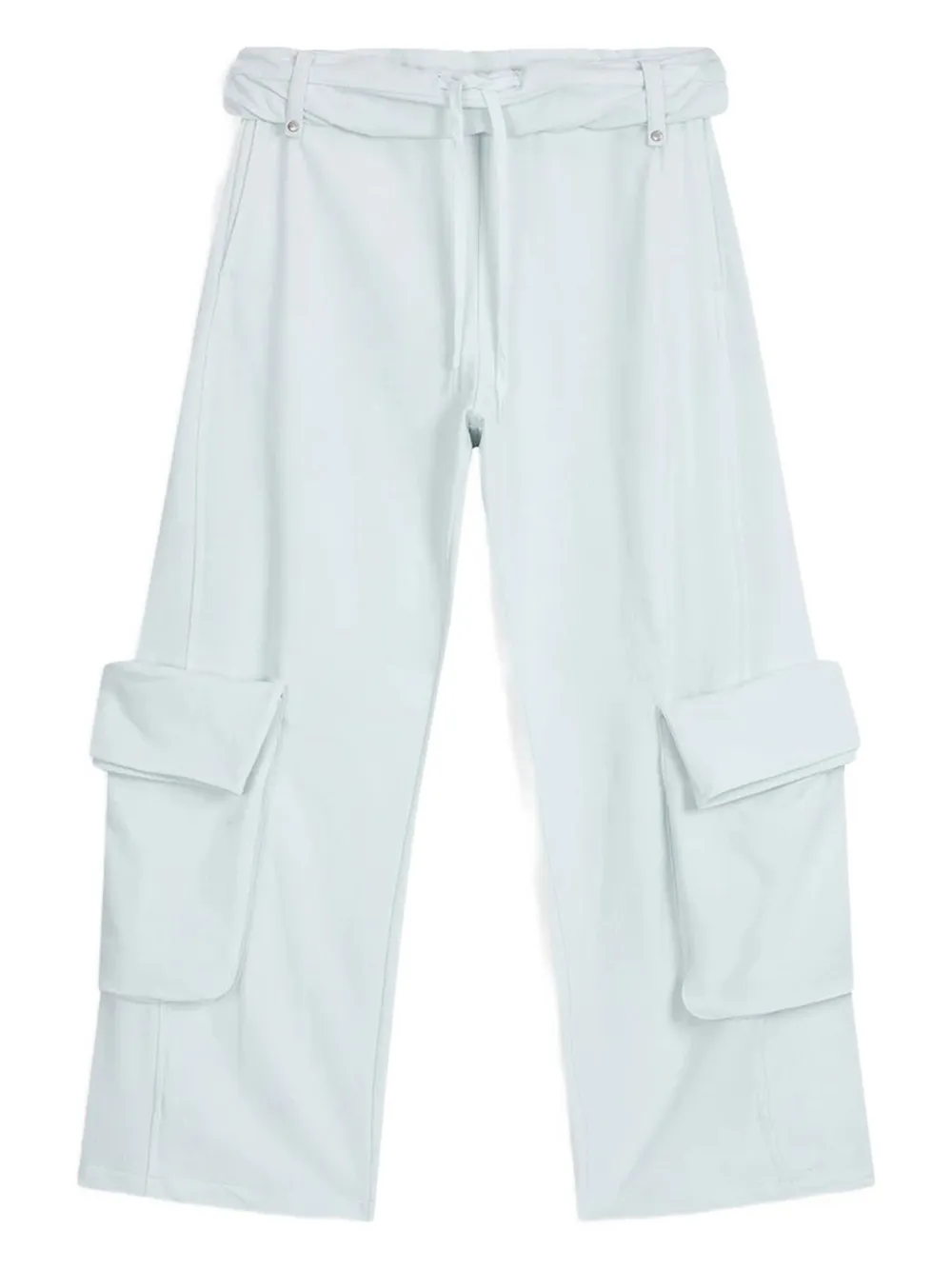 Open YY folded-waist cargo pants | bleu | Image 1