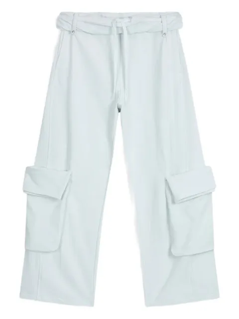 Open YY folded-waist cargo pants
