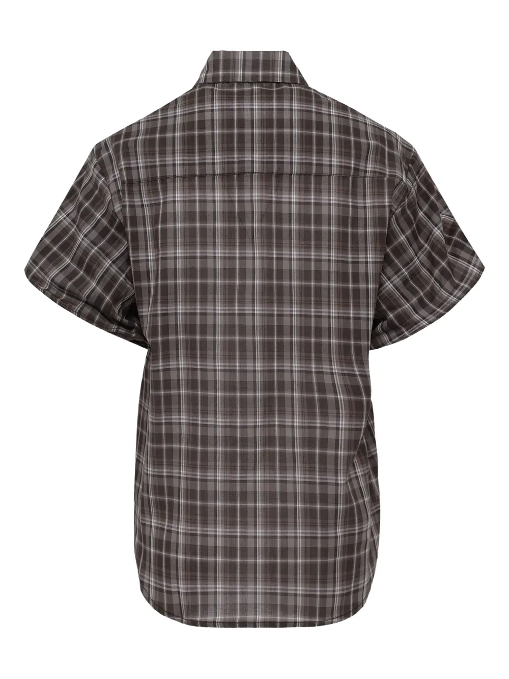 Open YY camisa manga corta con estampado de cuadros | Camisas | Image 2