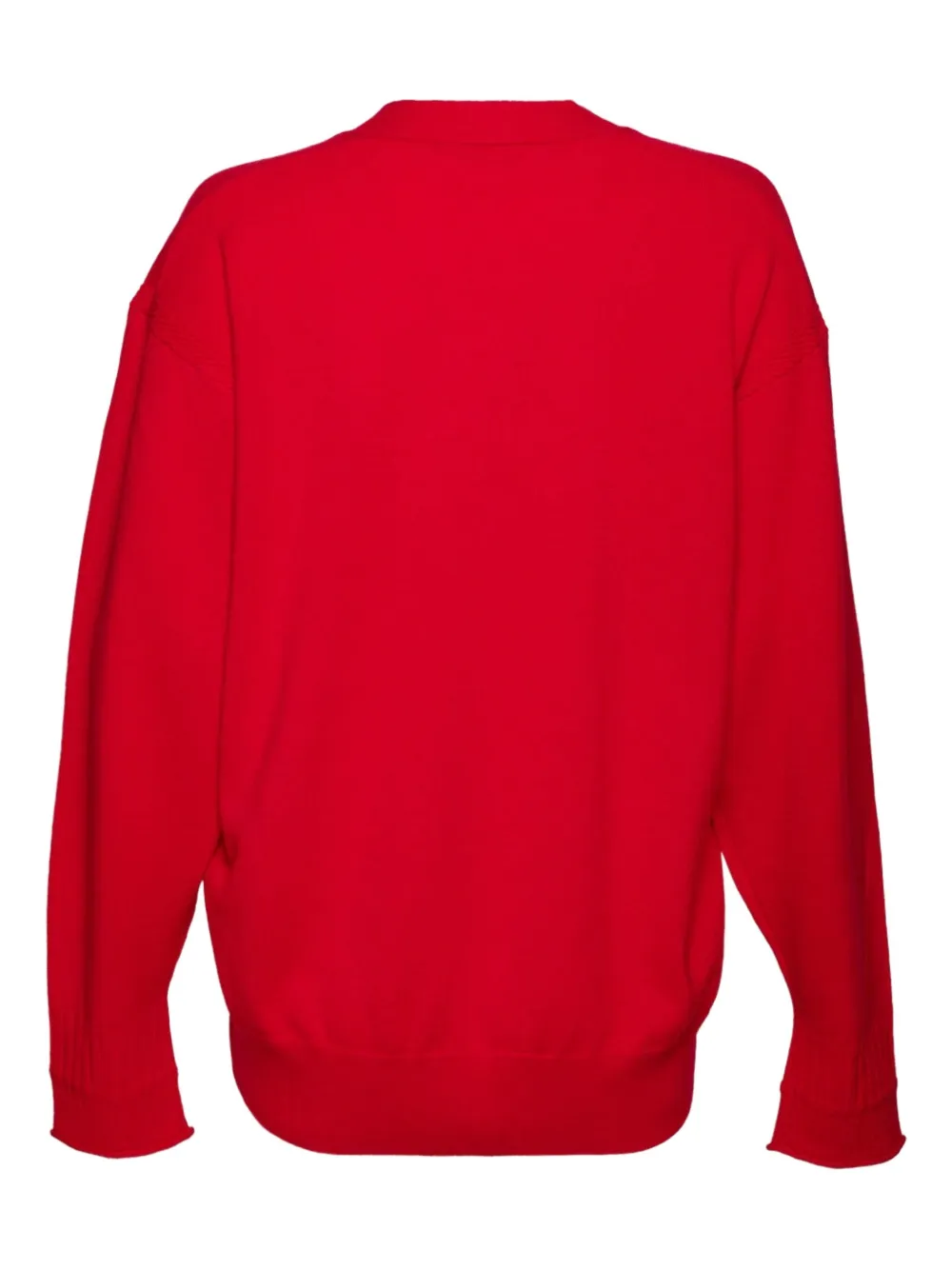 Stella Mccartney Button-detailed V-neck Cardigan In Red