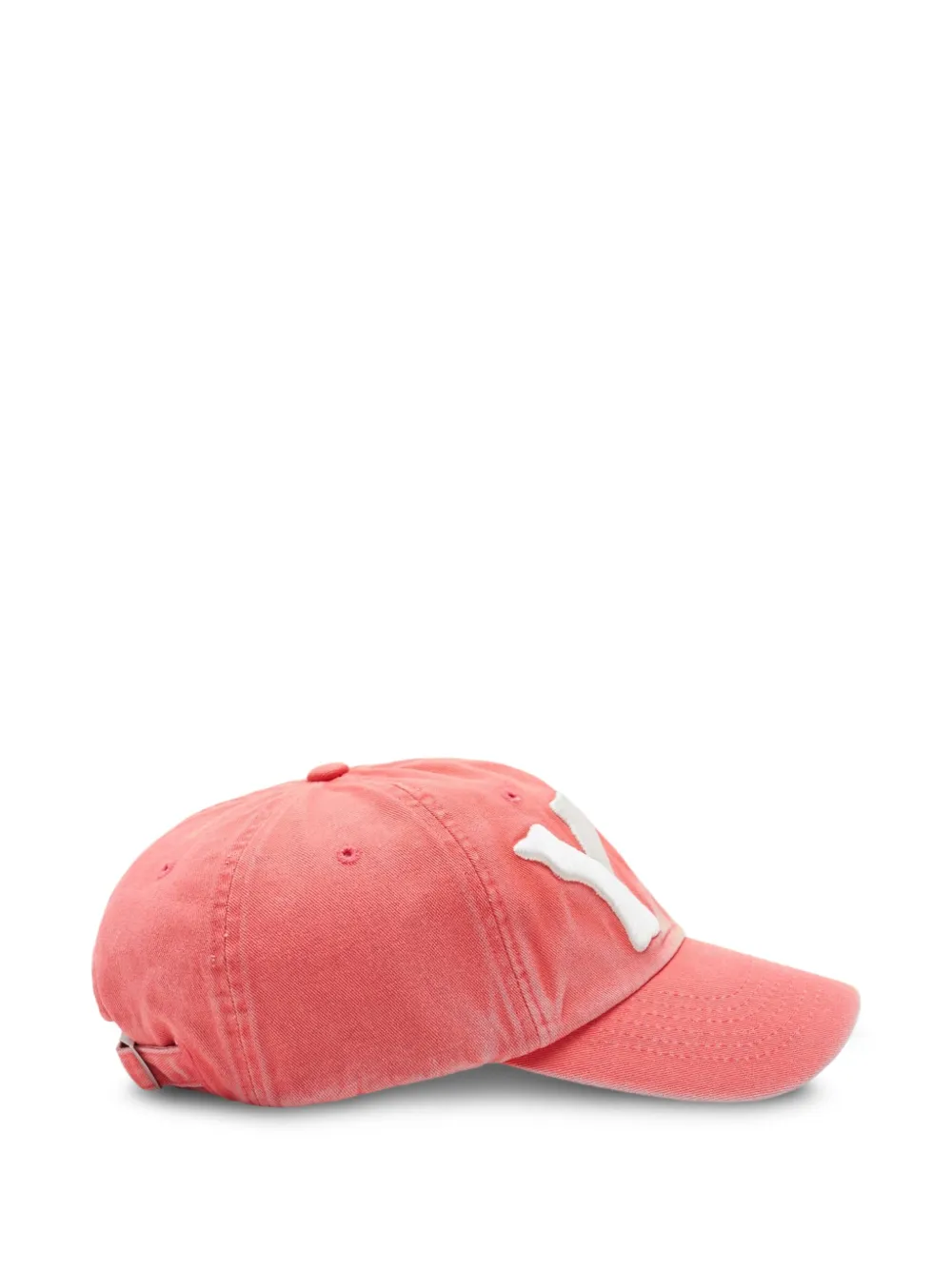 Open Yy Bone-lettering Baseball Cap In Pink