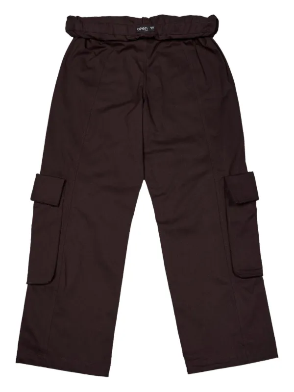 Open YY cargo-pocket Trousers | レッド | FARFETCH JP