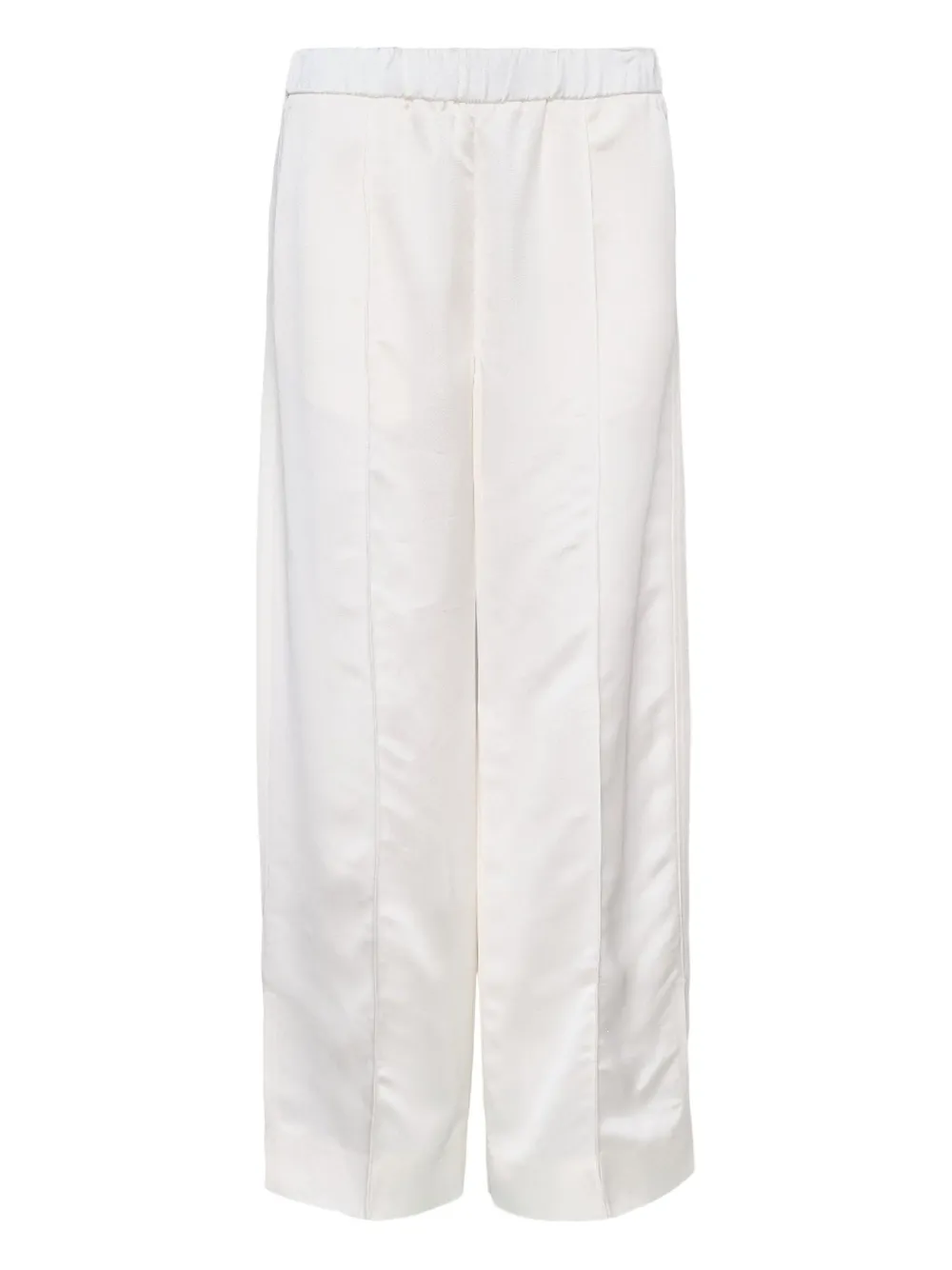 Jil Sander elastic-waist trousers Wit