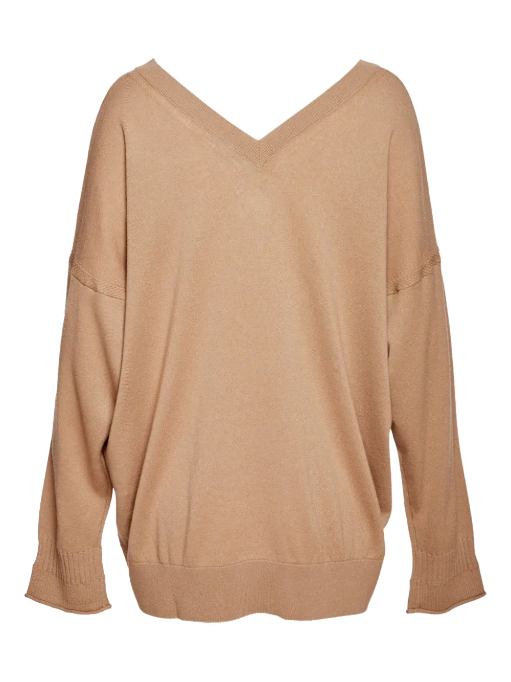 Stella McCartney V-neck cashmere sweater Beige
