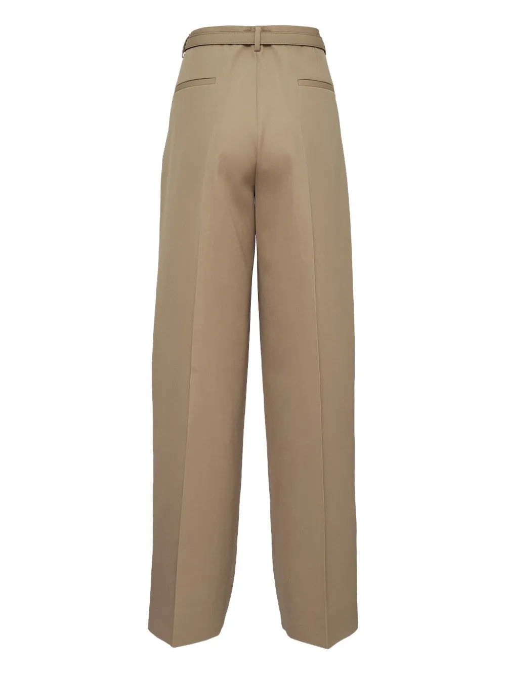 Jil Sander Plooibroek met ceintuur Bruin