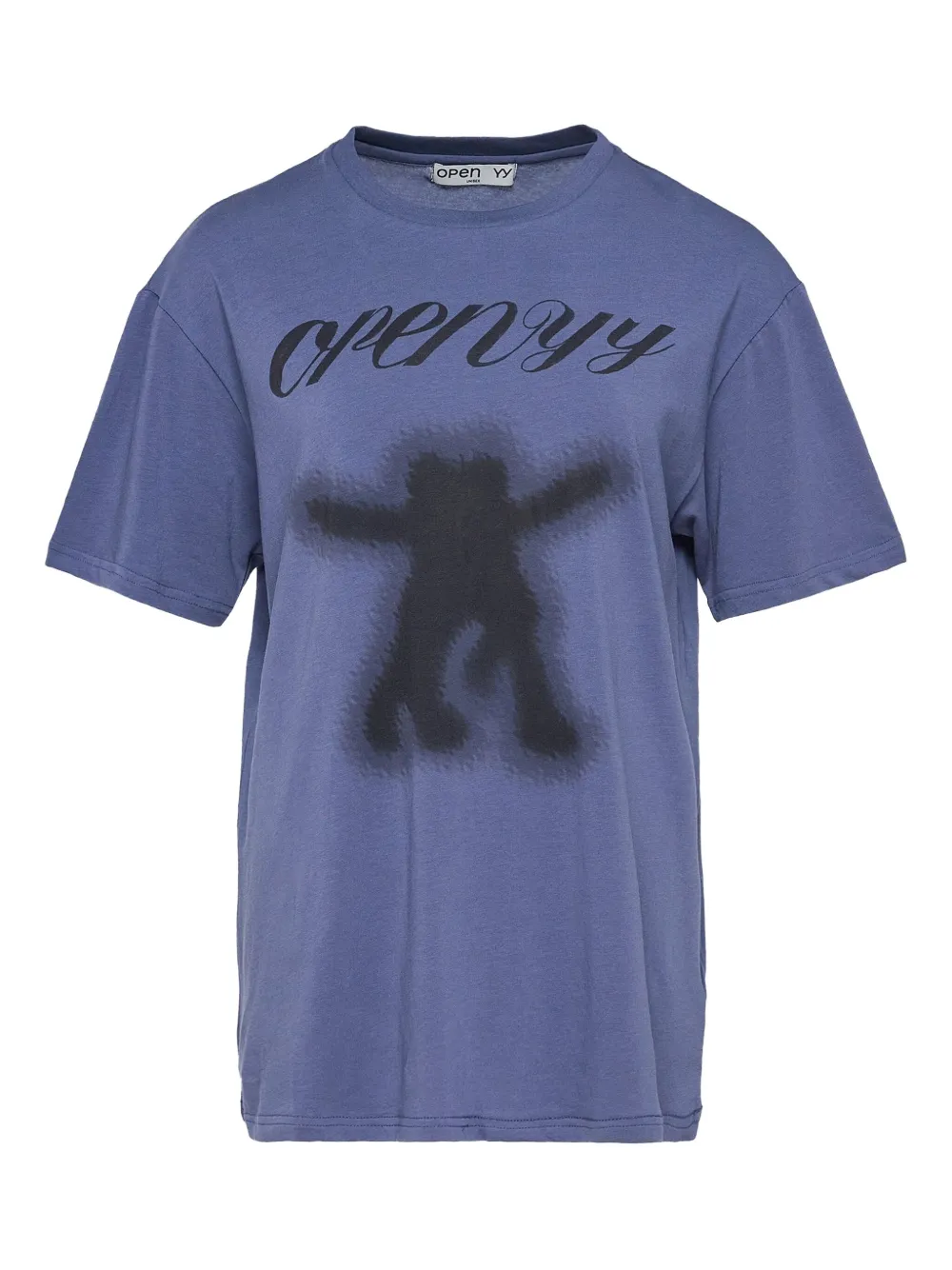 Open YY graphic-print T-shirt | Purple | Image 1
