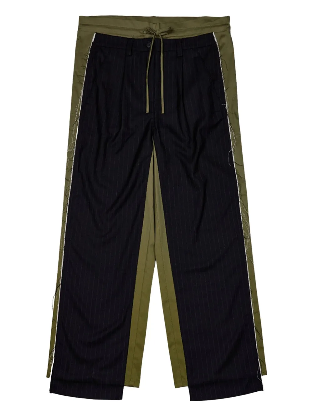 Open YY panelled trousers | Green | Image 1