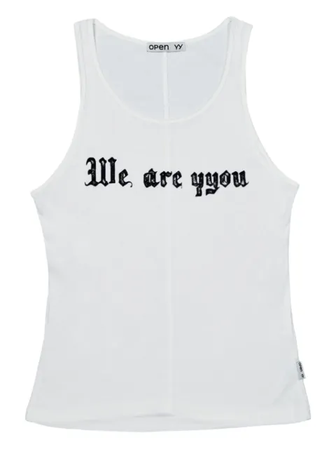 Open YY graphic-print tank top