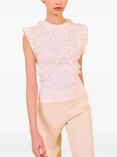 Ulla Johnson Val sleeveless ruffled top
