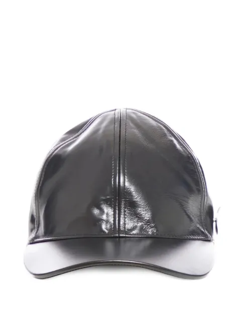 Jil Sander metallic-effect baseball cap hat
