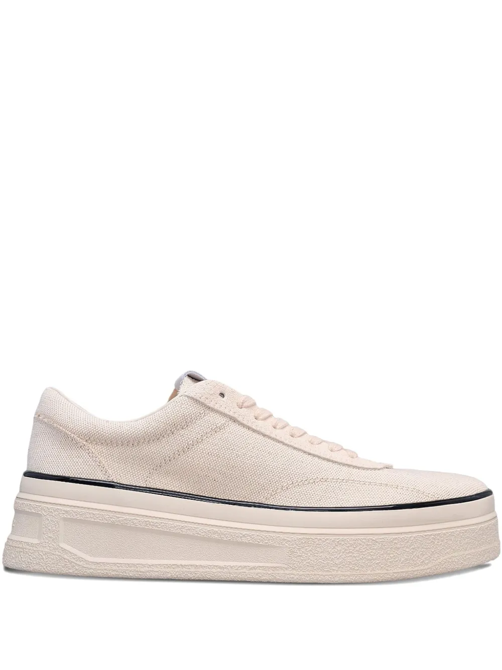 Jil Sander platform lace-up low-top sneakers Neutrals