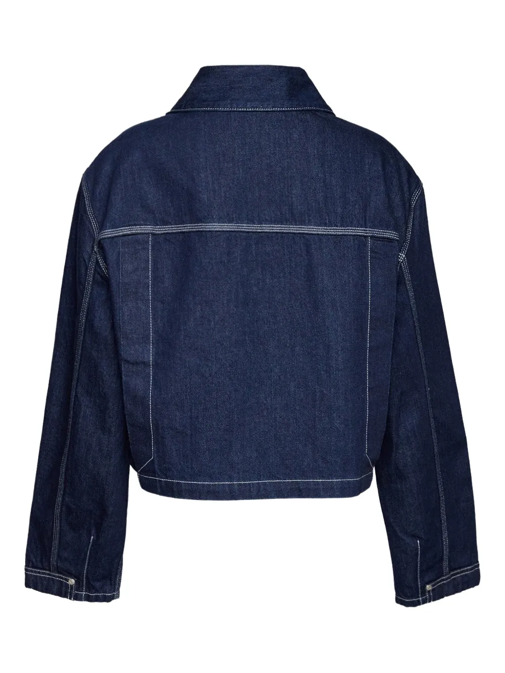 Stella McCartney chain-detail denim jacket Blauw