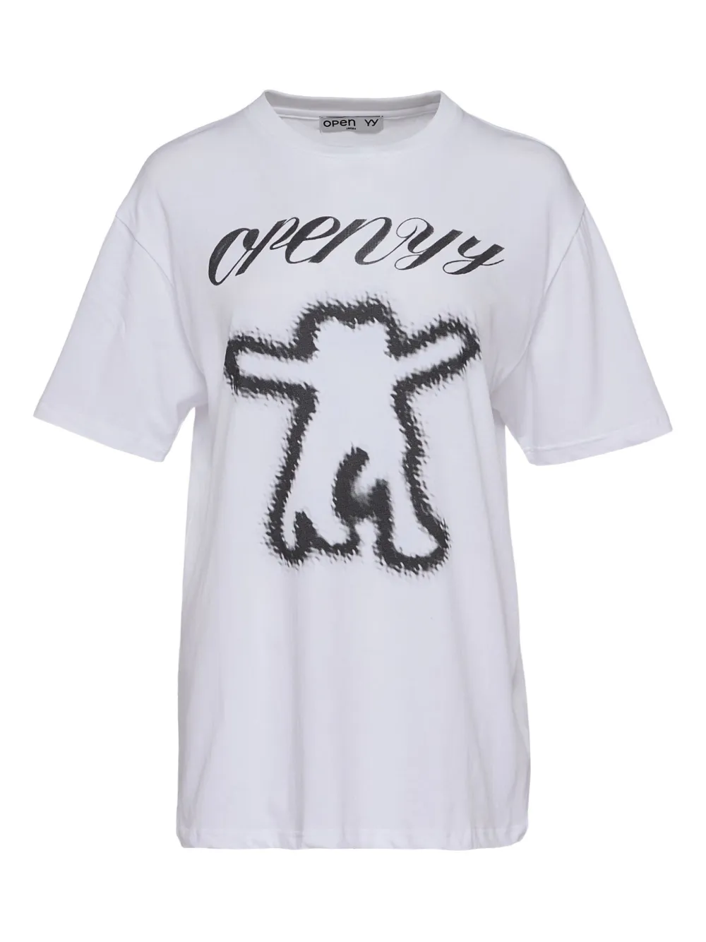 Open YY graphic-print T-shirt | White | Image 1