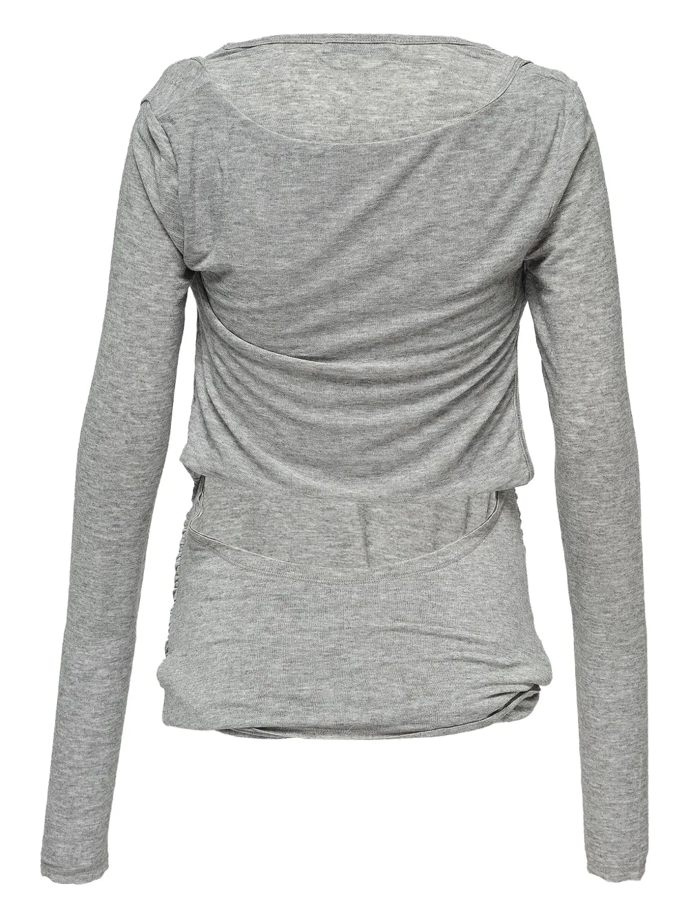 Open YY draped long-sleeve T-shirt | T-Shirts & Jersey Shirts | Image 2