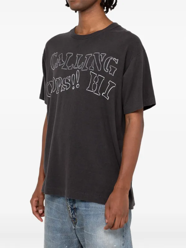 KAMIYA Calling グラフィック Tシャツ | ブラック | FARFETCH JP