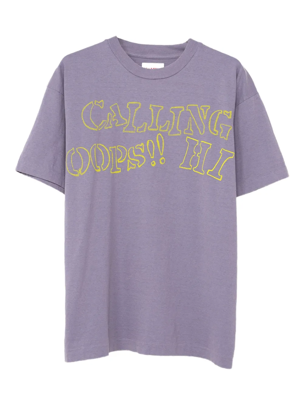 KAMIYA  graphic-print cotton T-shirt | Purple | Image 1