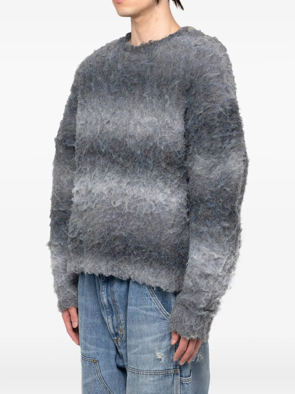 Kamiya Ombre Sweater In Gray