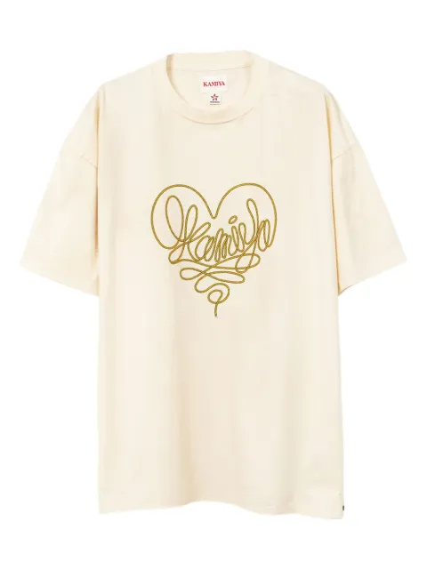 KAMIYA  t-shirt à design de cœur
