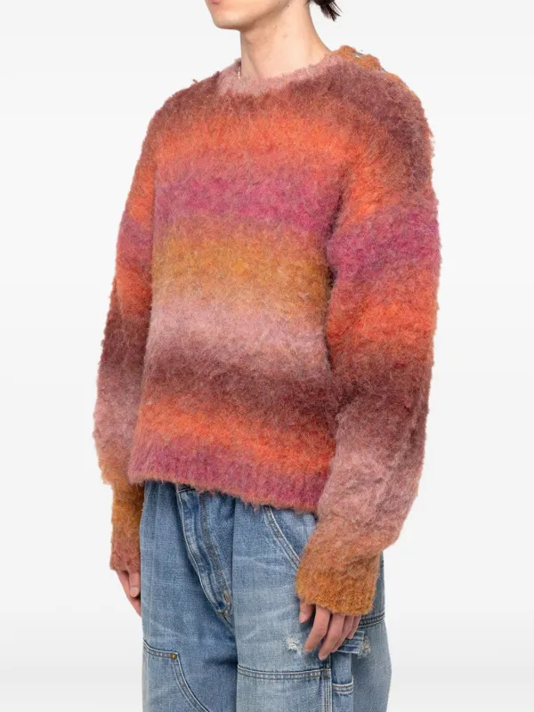 KAMIYA Ombré Striped Sweater | Orange | FARFETCH