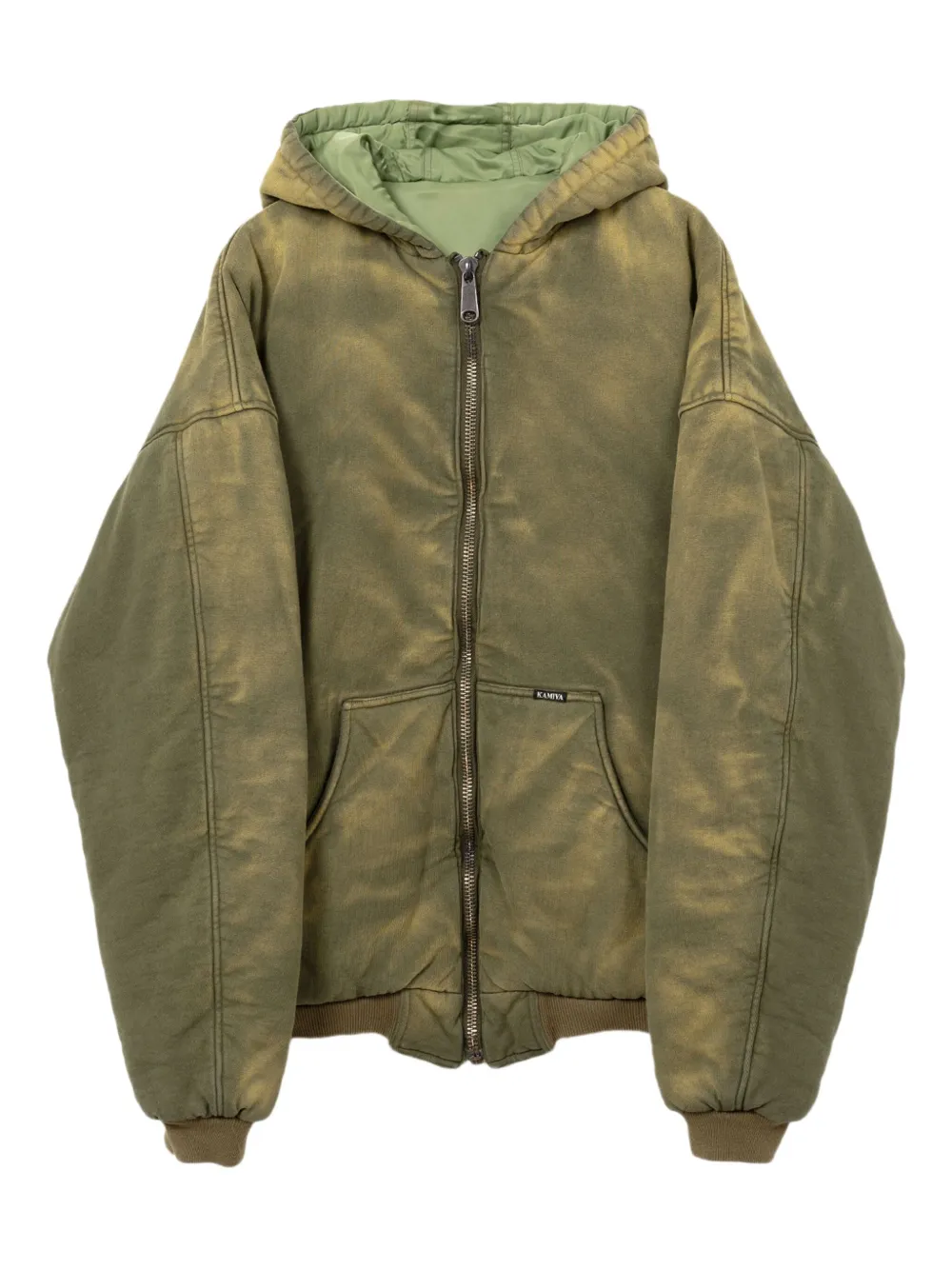 KAMIYA  hooded reversible blouson jacket | Green | Image 1