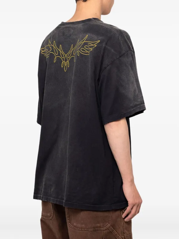 KAMIYA Rope ハートロゴ Tシャツ | ブラック | FARFETCH JP