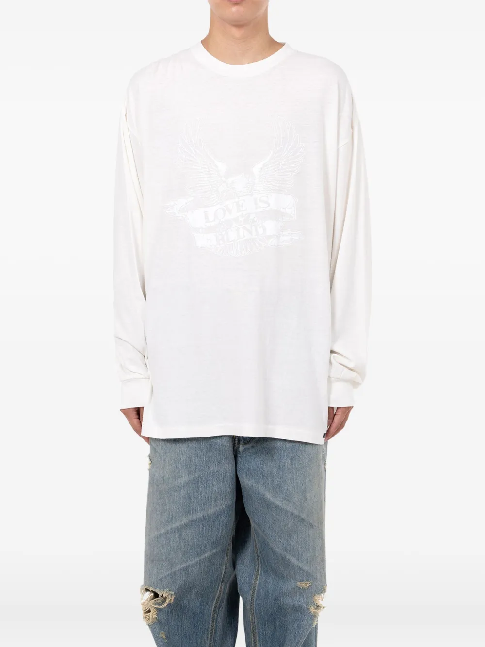 KAMIYA  Eagle-print long-sleeve T-shirt | T-Shirts | Image 2