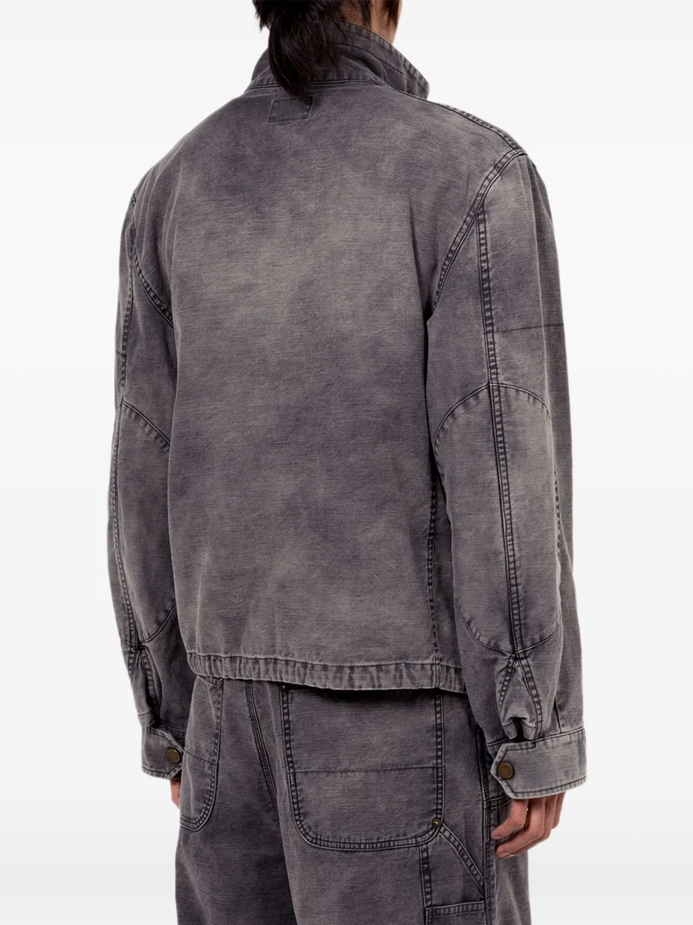 KAMIYA Denim jack Grijs
